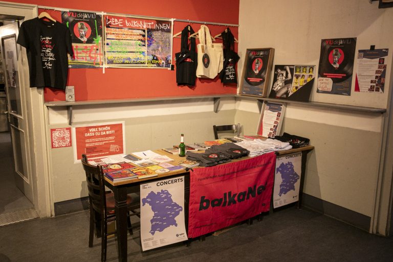 Unser Merch-Stand, Foto: Nils Nebe
